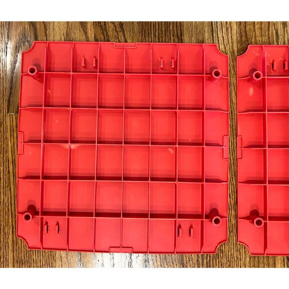 Playskool Pipeworks Red Flat Panel Set of 2 OEM Replacement Pieces Part M-4980 - Picture 6 of 7